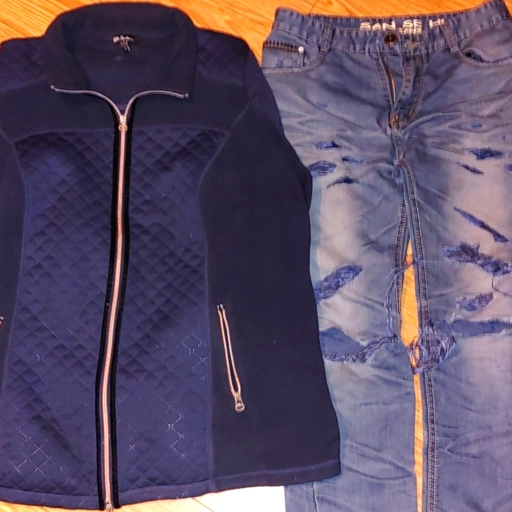 Pants matching jacket sweater sexy style for SCHOOL